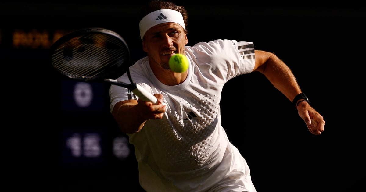 Fotografija uz vijest: Aleksander Zverev prvi finalista Vimbldona