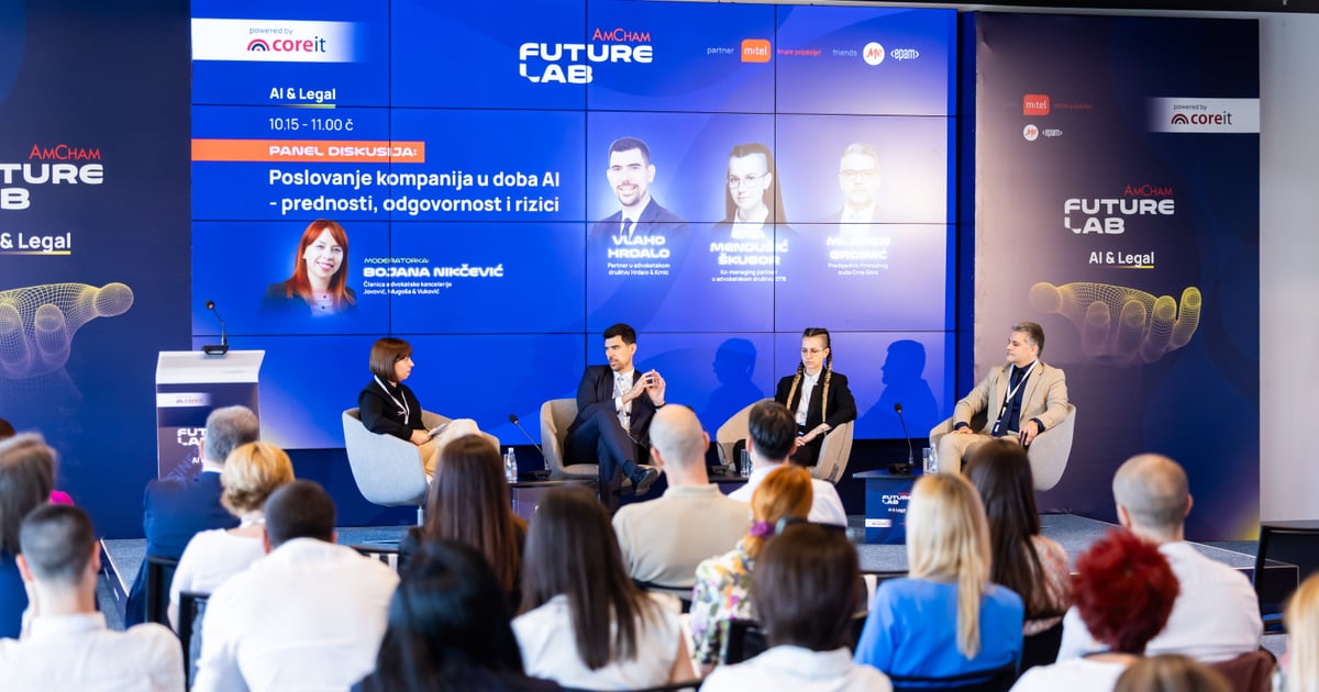 Fotografija uz vijest: AmCham Future Lab: Odgovorna primjena AI ključna za konkurentnost kompanija