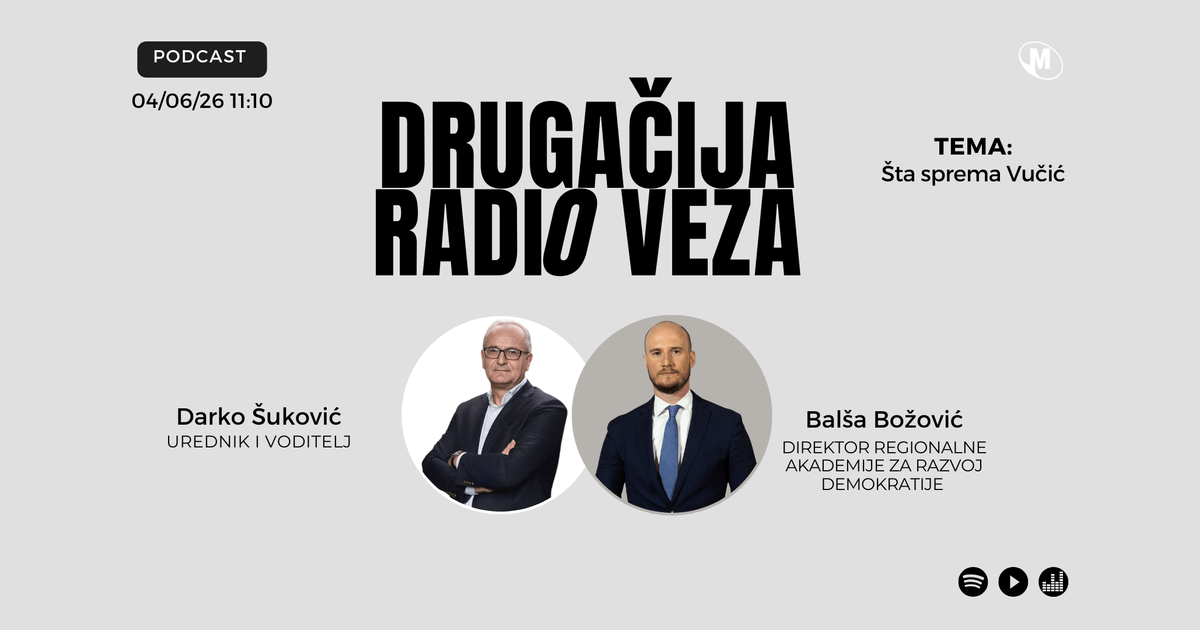 Fotografija uz vijest: Balša Božović o tenzijama između Beograda i Podgorice i uticaju Vučićevih poteza