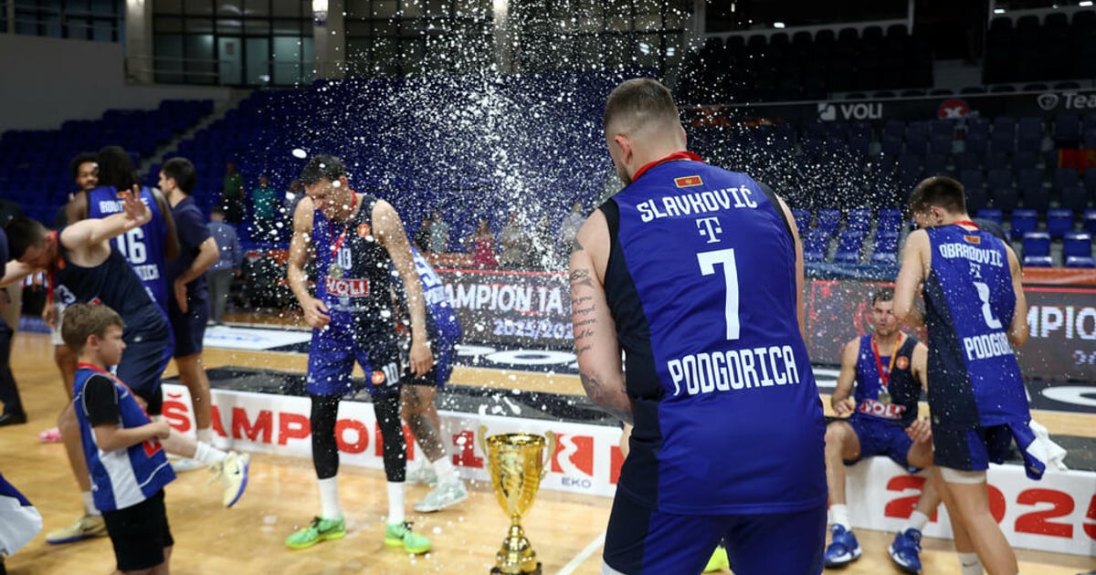 Fotografija uz vijest: Budućnost Voli odbranila titulu državnog prvaka