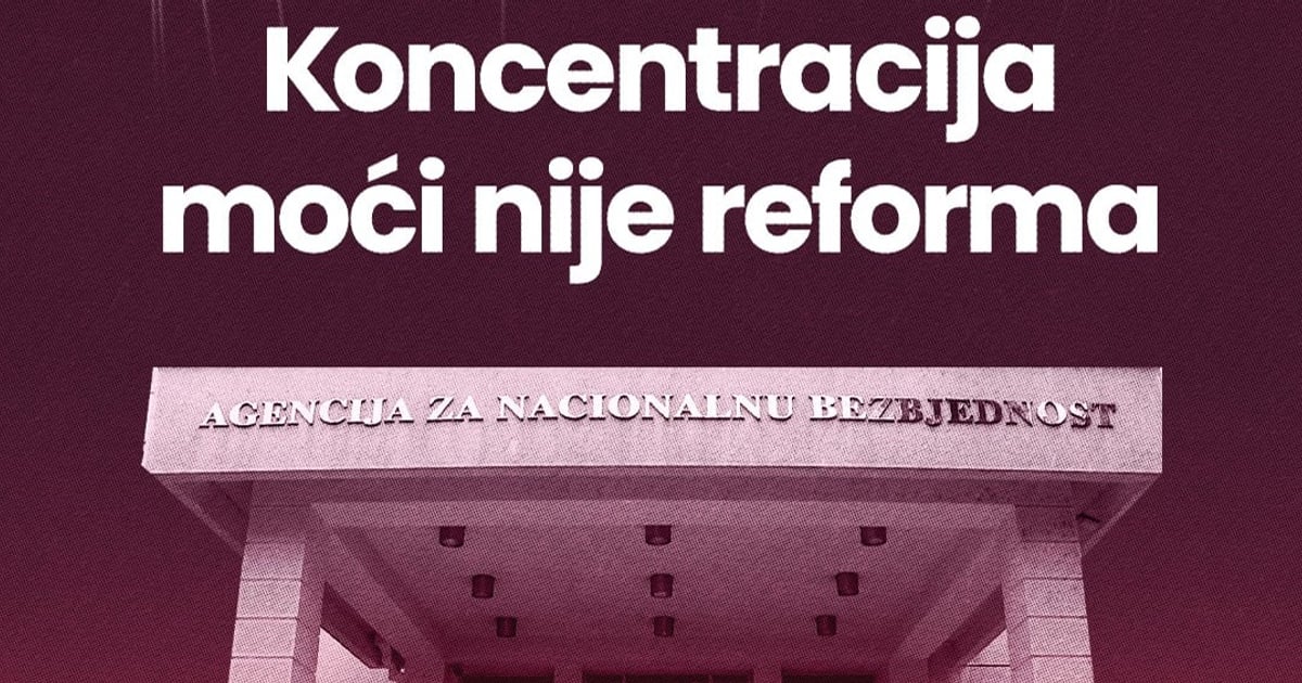 Fotografija uz vijest: CGO traži uklanjanje spornih odredbi iz Zakona o ANB-u i unutrašnjim poslovima