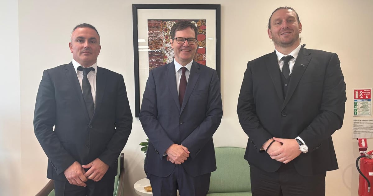 Fotografija uz vijest: Crnogorsko-australijska privredna komora i ambasador Australije razgovarali o jačanju ekonomskih veza