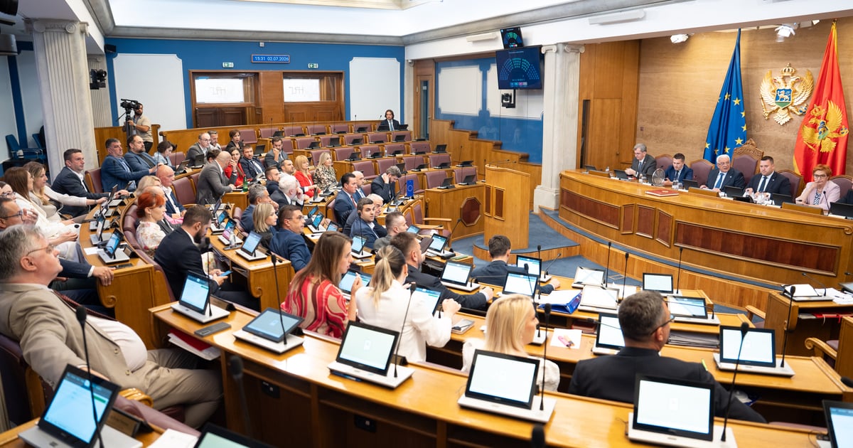 Fotografija uz vijest: Danas glasanje o izmjenama Ustava u Skupštini Crne Gore