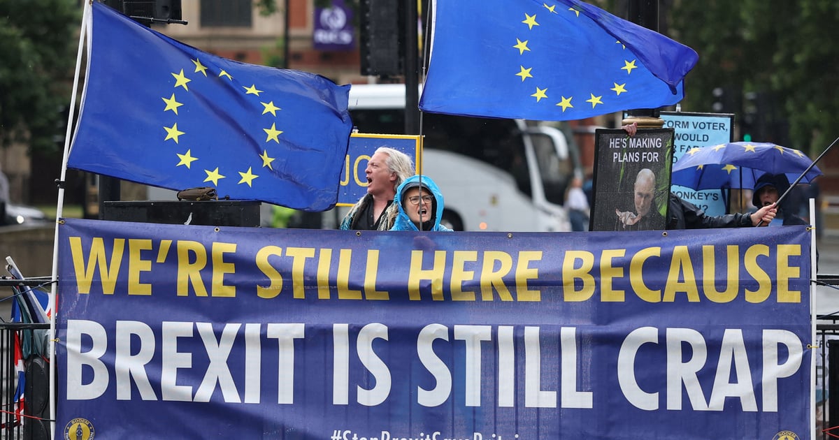 Fotografija uz vijest: Decenija od Brexita: I pobornik i protivnik izlaska iz EU razočarani