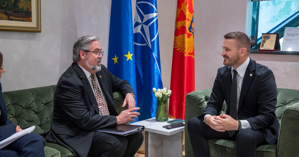 Fotografija uz vijest: Dukaj primio otpravnika poslova Ambasade SAD u Crnoj Gori