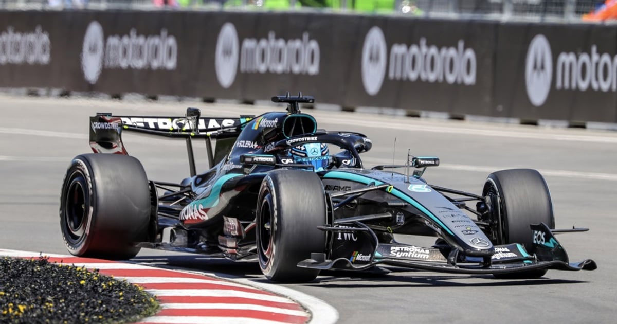 Fotografija uz vijest: Džordž Rasel slavio u sprint trci Velike nagrade Kanade