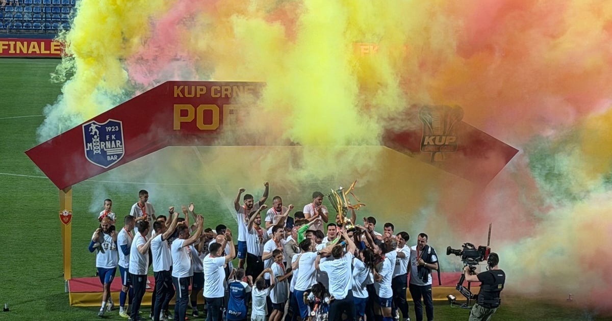 Fotografija uz vijest: FK Mornar osvojio prvi Kup Crne Gore u istoriji Bara