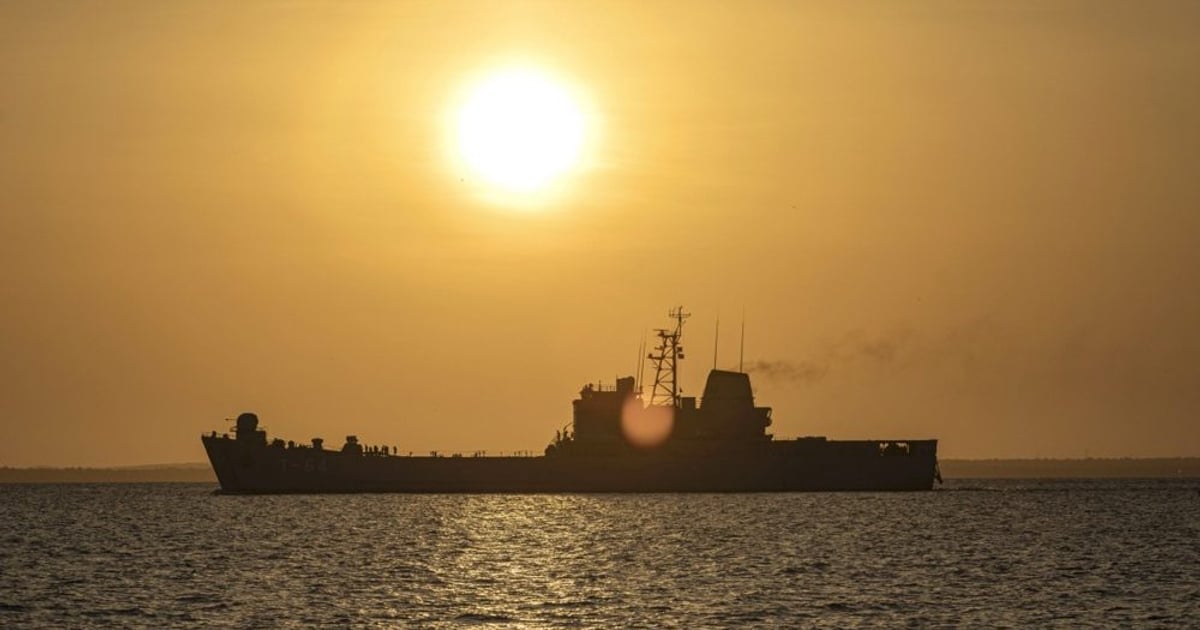 Fotografija uz vijest: Francuska mornarica zaplijenila još jedan tanker sumnjivog porijekla