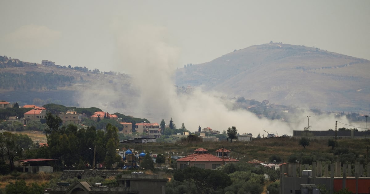 Fotografija uz vijest: Izrael izveo niz napada na položaje Hezbolaha na jugu Libana