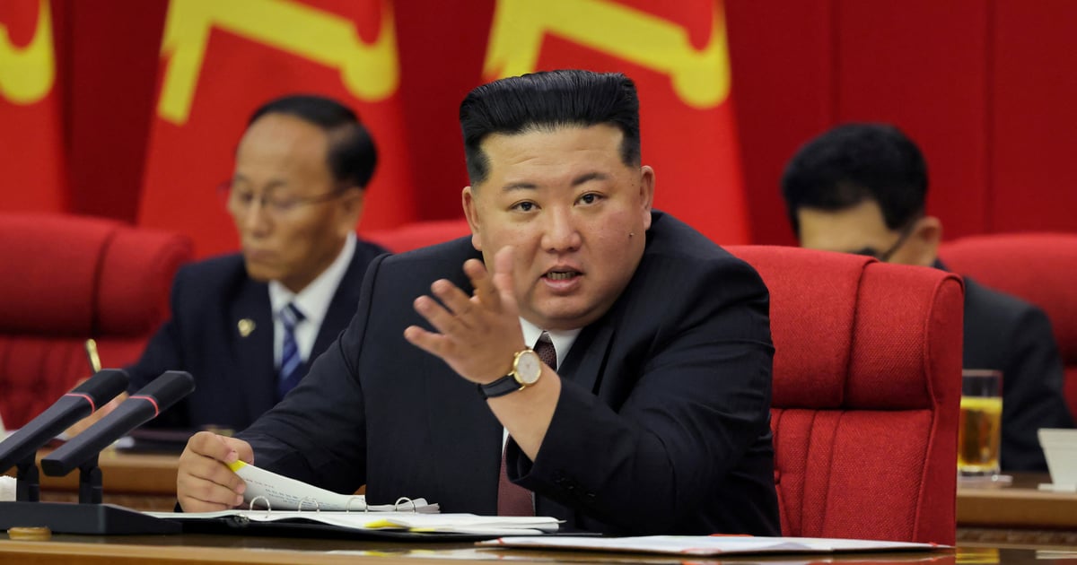 Fotografija uz vijest: Kim poručio da će Sjeverna Koreja koristiti svoj status nuklearne sile, javlja KCNA