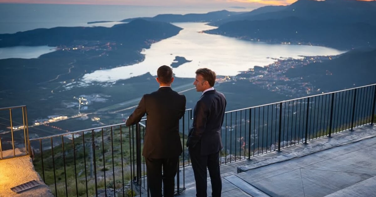 Fotografija uz vijest: Lovćen i Boka pokazali evropski duh pred Samit EU – Zapadni Balkan