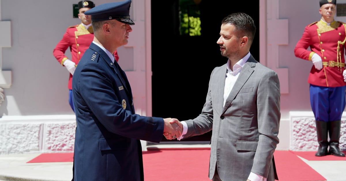 Fotografija uz vijest: Milatović i Grinkevič o ulozi Crne Gore u NATO-u i evropskoj bezbjednosti