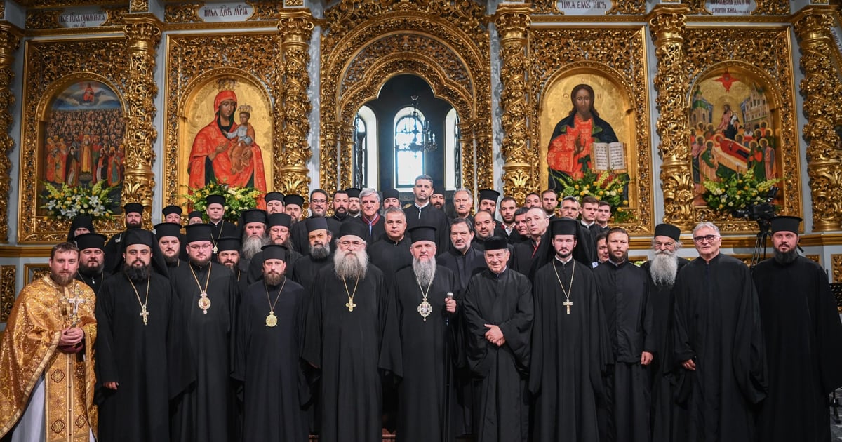 Fotografija uz vijest: Monasi Svete Gore u Kijevu: Autokefalija je povratak istini