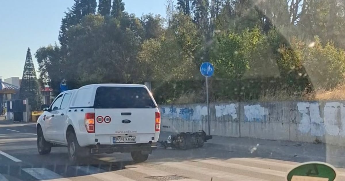 Fotografija uz vijest: Motociklista povrijeđen u saobraćajnoj nezgodi u Zeti