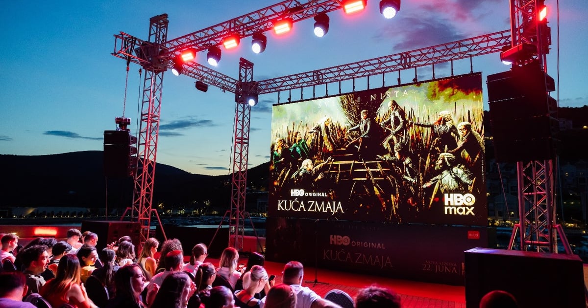 Fotografija uz vijest: MTEL i HBO Max premijerno prikazali prvu epizodu treće sezone „Kuće Zmaja“ na Luštici