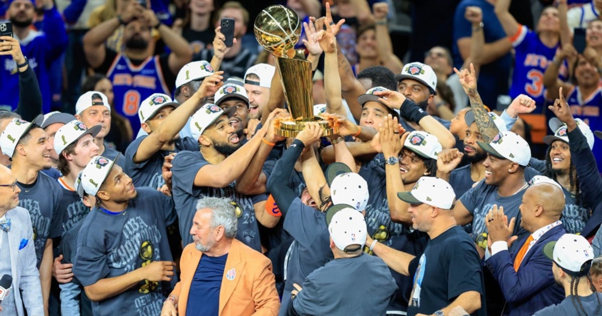 Fotografija uz vijest: Njujork Niksi poslije 53 godine osvojili NBA ligu