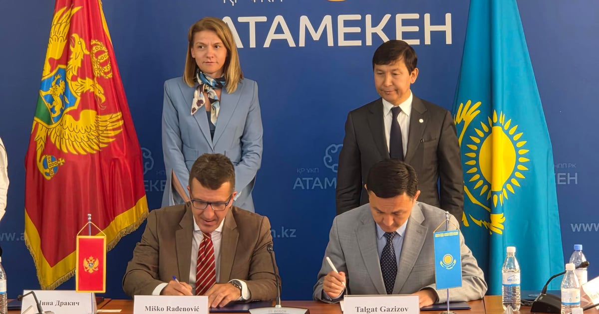 Fotografija uz vijest: PKCG u Kazahstanu: Crna Gora stabilna investiciona destinacija, članica NATO-a i najozbiljniji kandidat za narednu članicu Evro...