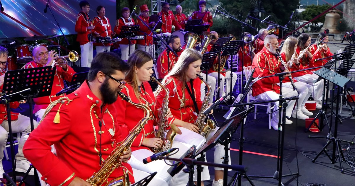 Fotografija uz vijest: Proslava 120 godina Gradske muzike Budva počela međunarodnim susretima orkestara