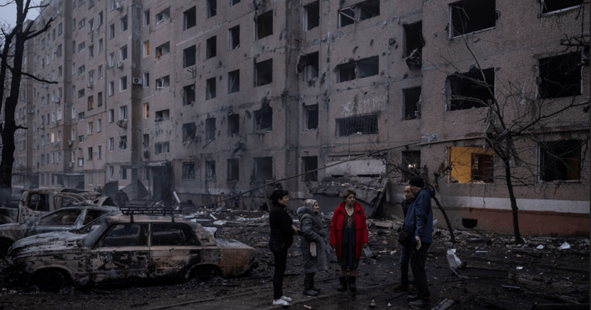 Fotografija uz vijest: Ruski napadi na Zaporožje izazvali prekid struje i požar