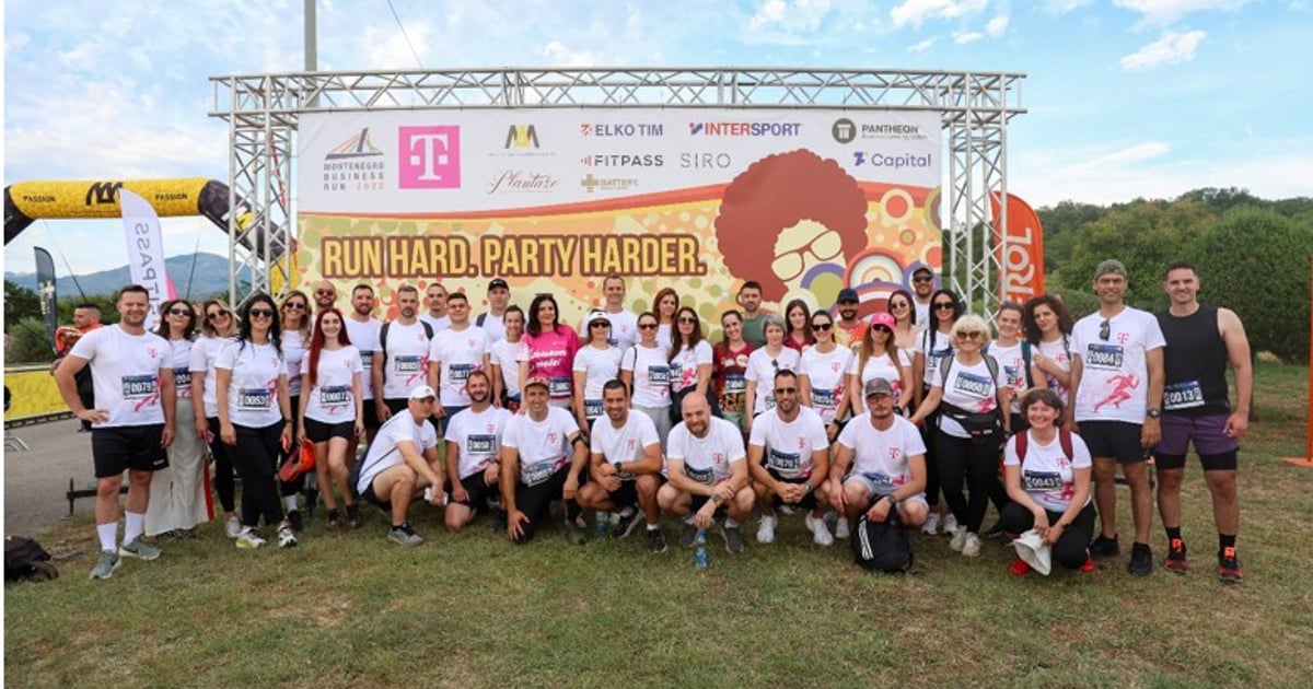 Fotografija uz vijest: Telekom Montenegro Business Run oborio rekorde i okupio najveći tim do sada