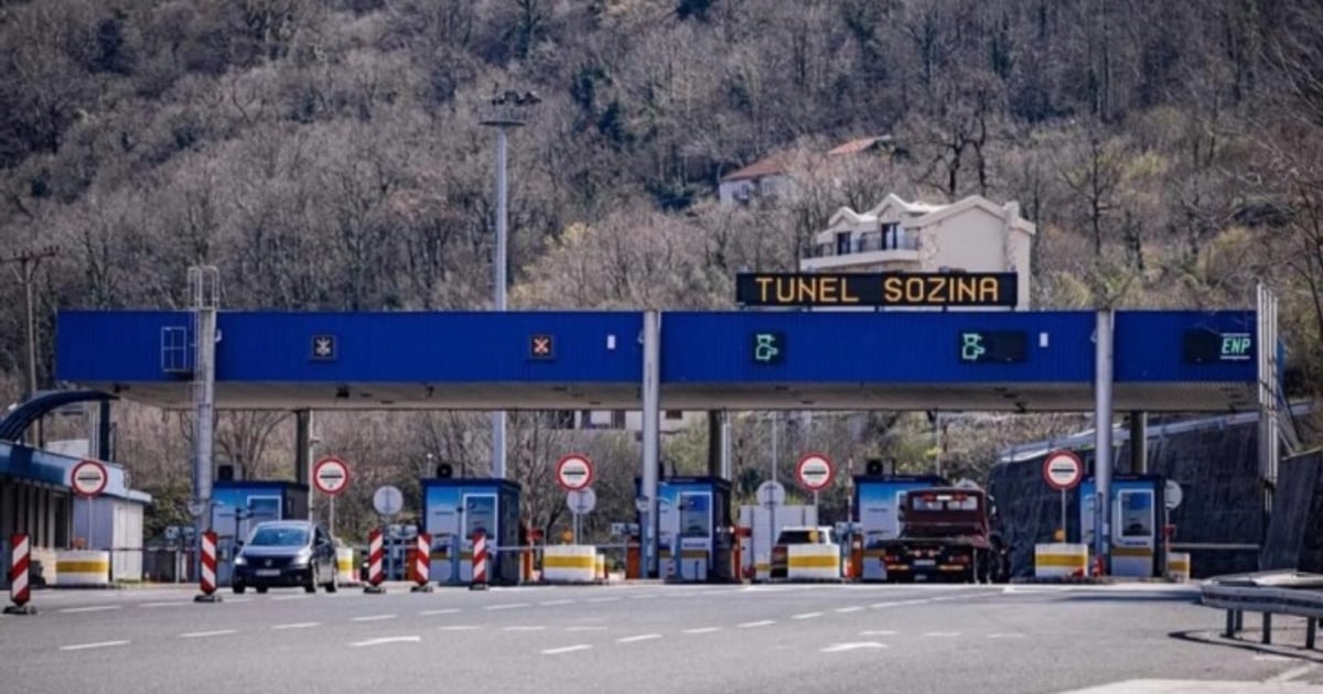Fotografija uz vijest: Tunel Sozina opslužio 1,38 miliona vozila od početka godine