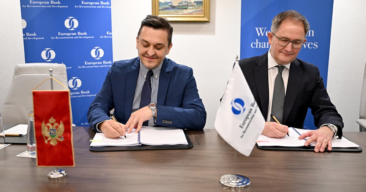 Fotografija uz vijest: Vlada Crne Gore i EBRD-a pokreću investiciju od 30 miliona eura za bezbjednije i modernije puteve