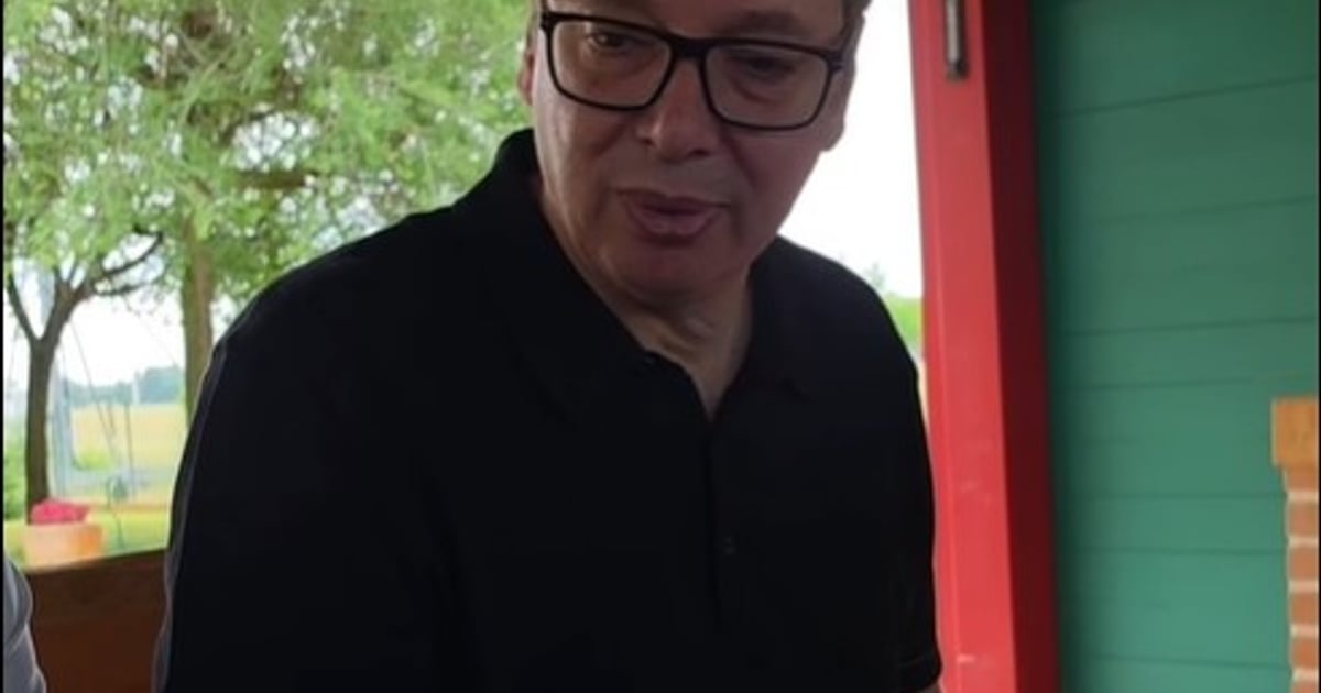 Fotografija uz vijest: Vučić zadovoljan povratkom u Srbiju, u Crnoj Gori bio gladan zbog "evropske hrane"