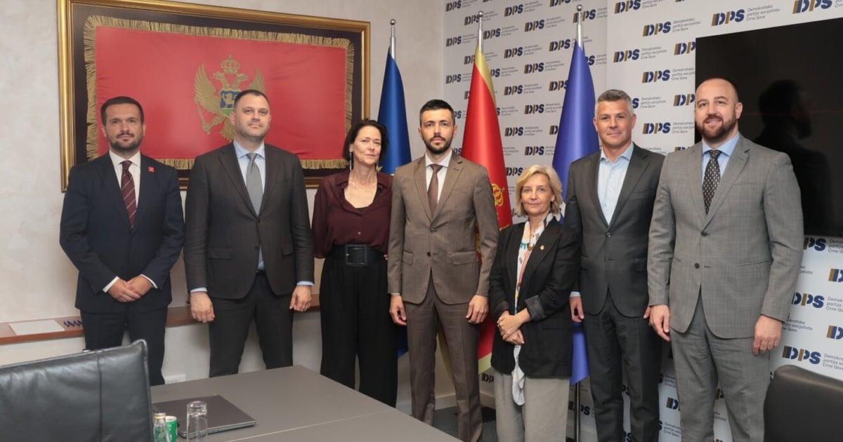 Fotografija uz vijest: Živković sa poslanicima EP: Dijalog vlasti i opozicije ključan za izlazak iz krize