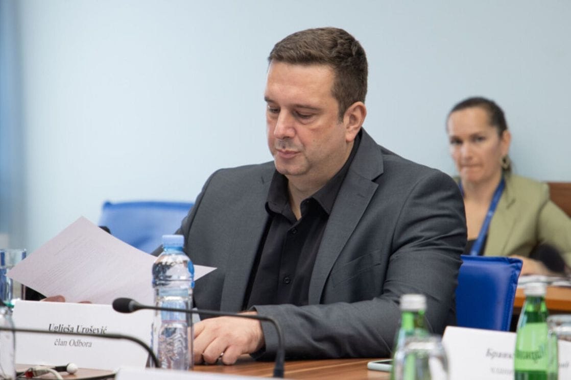 Fotografija uz vijest: Dane Marković izabran za predsjednika Odbora za bezbjednost i odbranu