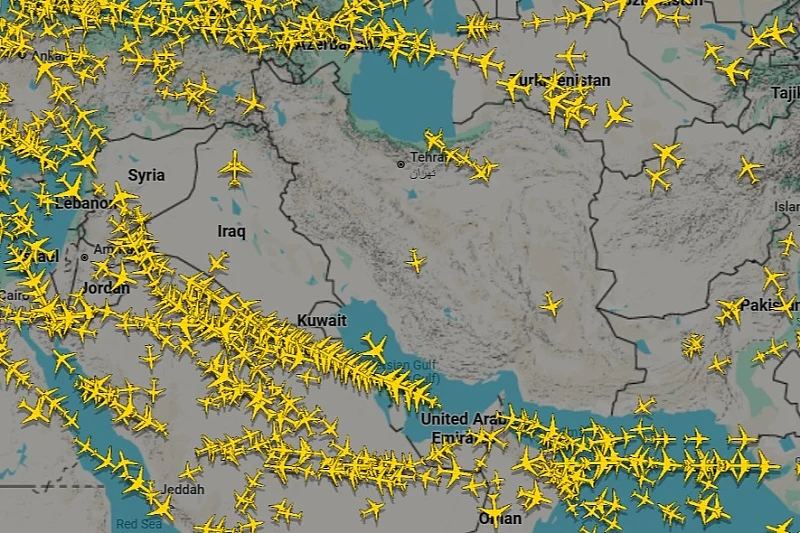 Fotografija uz vijest: EASA upozorava aviokompanije da izbjegavaju vazdušni prostor Iraka, Irana i Libana