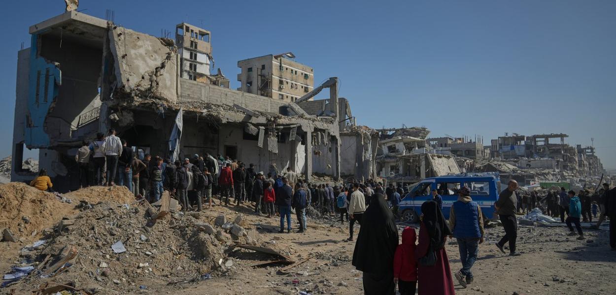 Fotografija uz vijest: Gaza: Tri osobe ubijene u napadu na mjesto za podjelu hrane