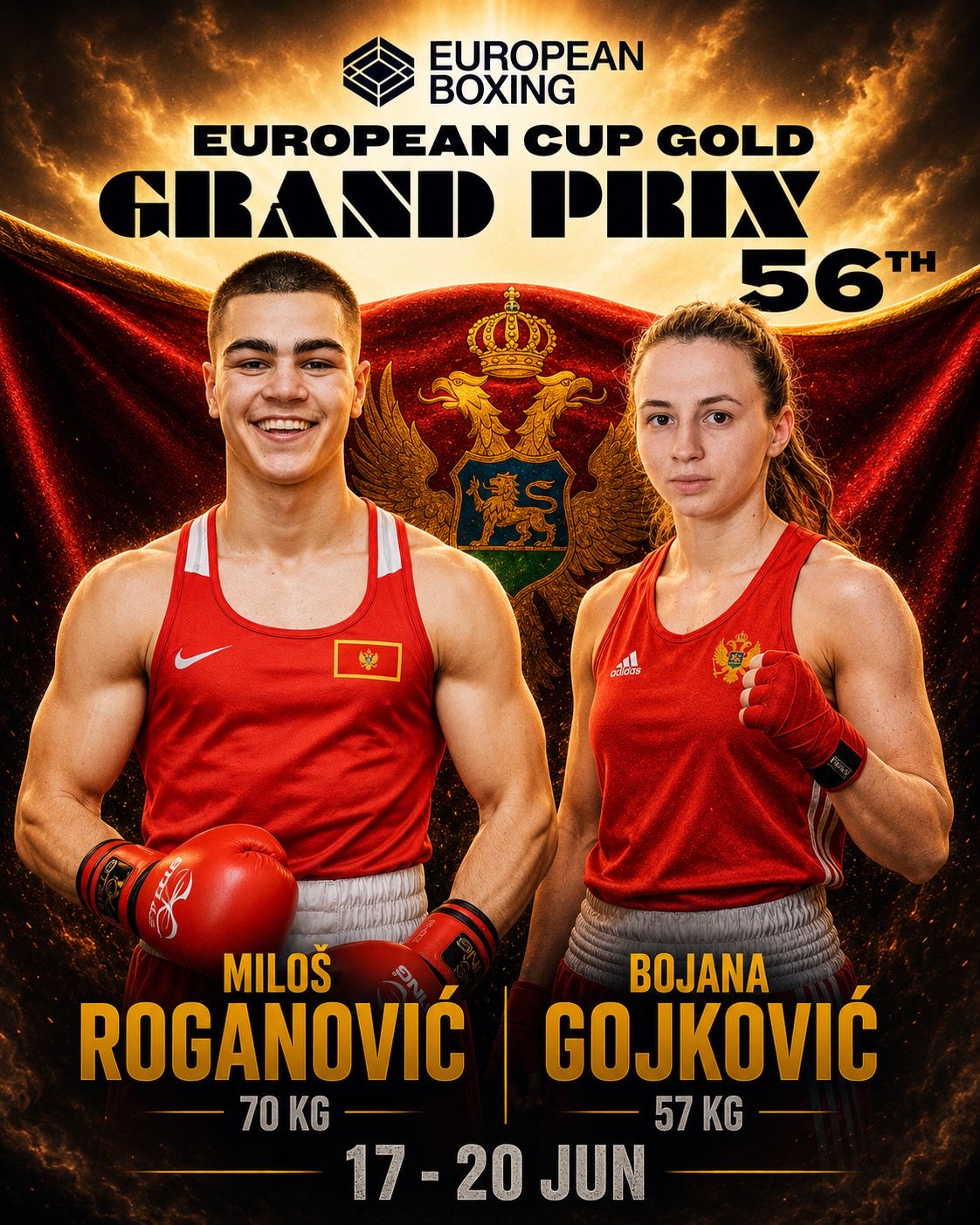 Fotografija uz vijest: Gojković i Roganović u Usti nad Labemom