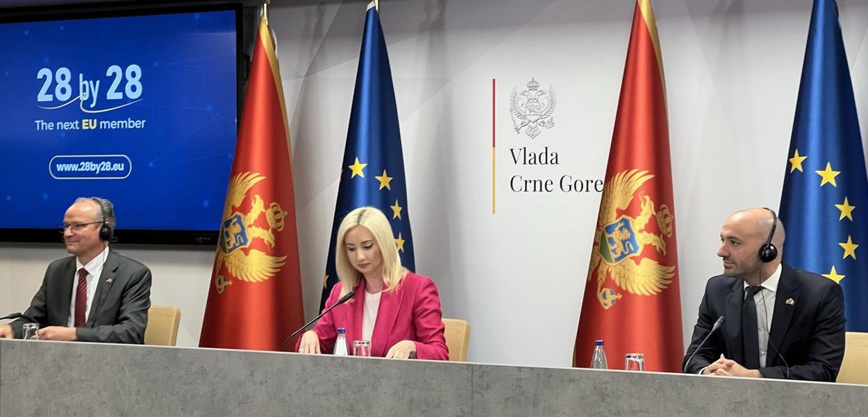 Fotografija uz vijest: Gorčević: Francuska i Njemačka ključne za politiku proširenja EU; Krichbaum vjeruje da Crna Gora može zatvoriti preostale prego...
