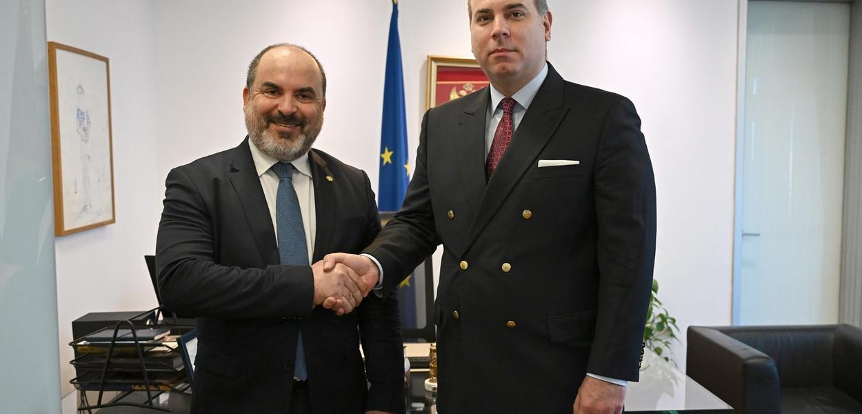 Fotografija uz vijest: Ivanović i Fotiju: Kipar nastavlja snažnu podršku evropskom putu Crne Gore