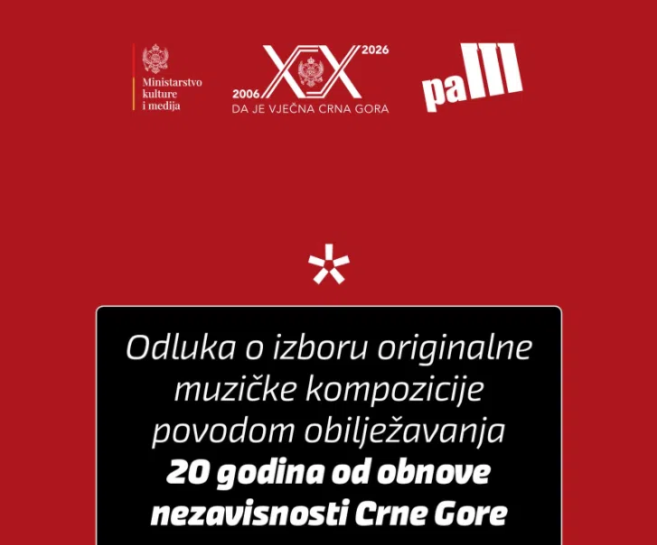Fotografija uz vijest: Izabrana pjesma „Kamene ruke“ povodom 20 godina obnove nezavisnosti Crne Gore