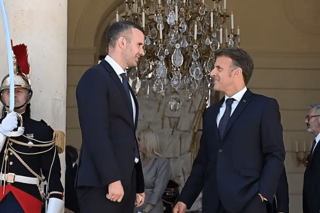 Fotografija uz vijest: Makron o susretu sa Spajićem: Francuska podržava Crnu Goru na evropskom putu