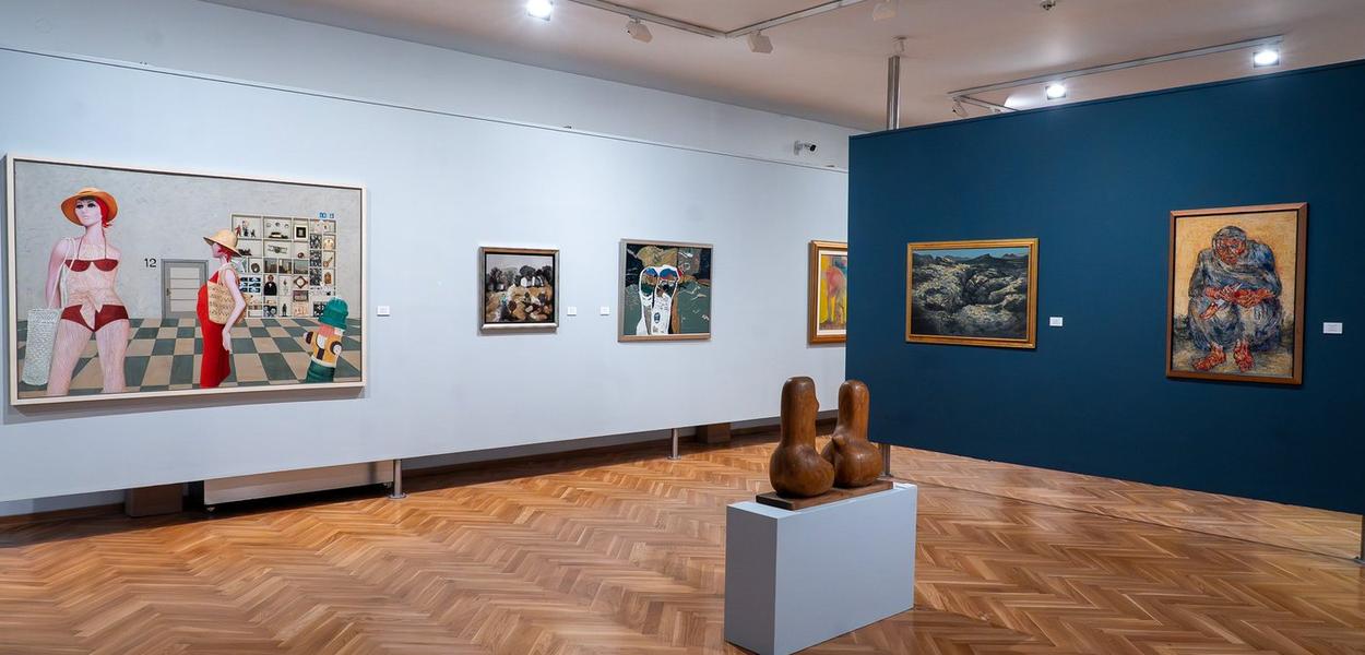 Fotografija uz vijest: Milatović otvorio izložbu „Moderna - XX vijek“: Umjetnost je ogledalo društva, njegovih vrijednosti i identiteta