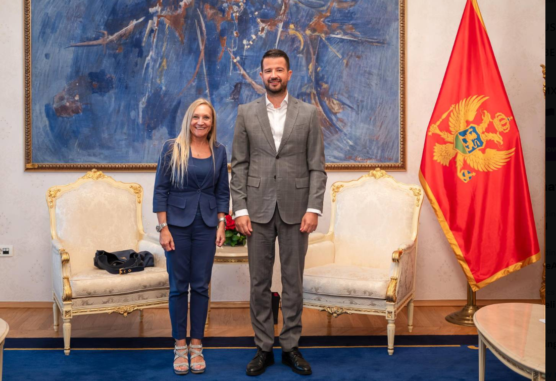 Fotografija uz vijest: Milatović zahvalio ambasadorki Italije na doprinosu jačanju bilateralnih odnosa