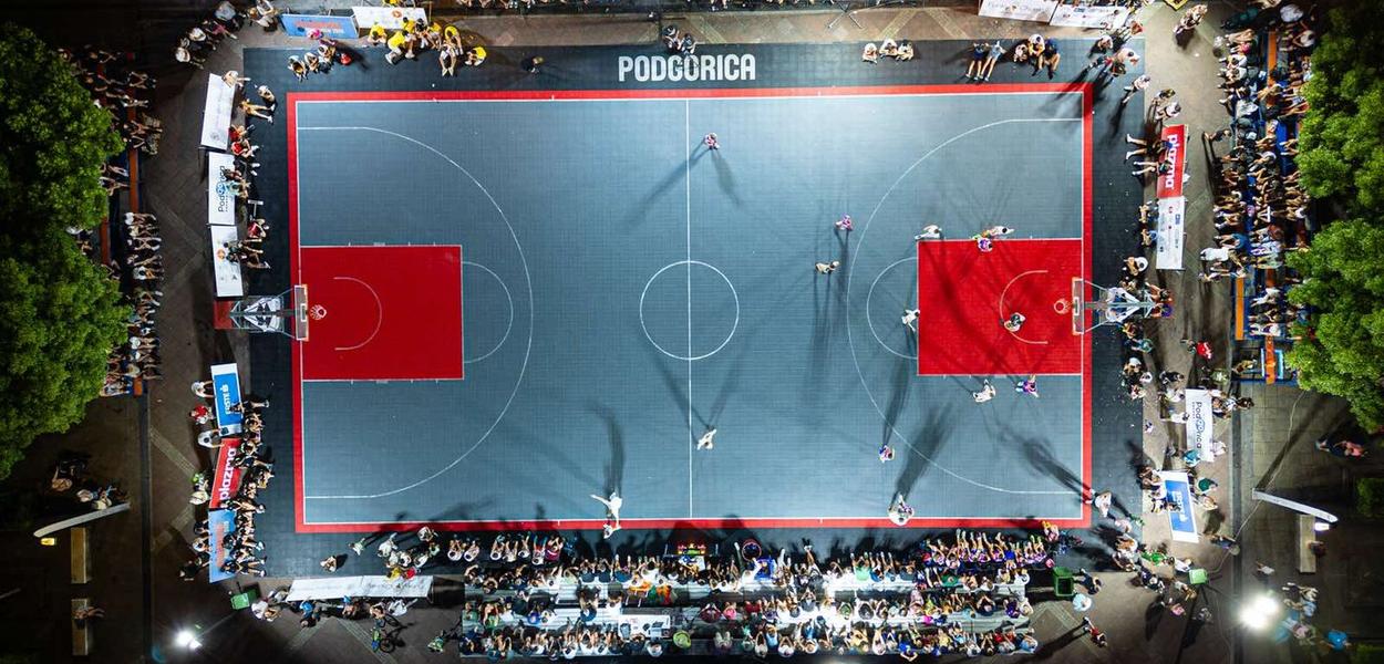 Fotografija uz vijest: Minibasket turnir u Podgorici okuplja najmlađe košarkaše iz Evrope