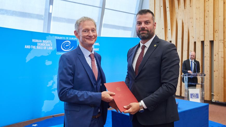 Fotografija uz vijest: MUP potpisao Protokol o izmjenama Konvencije Savjeta Evrope o sprečavanju terorizma
