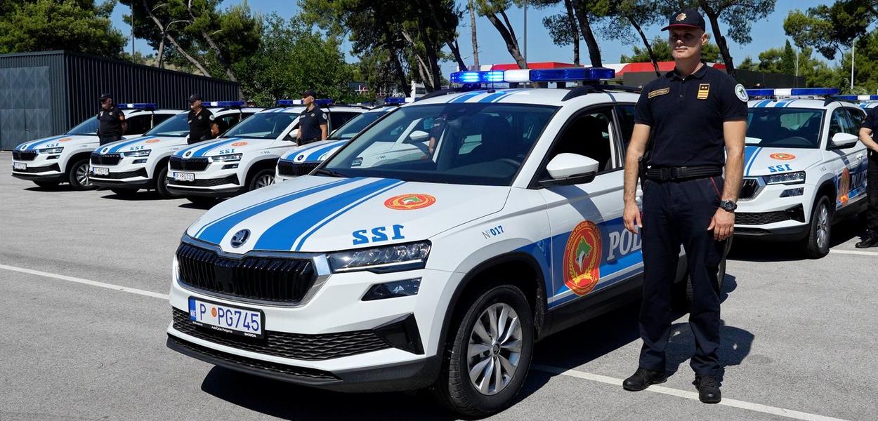 Fotografija uz vijest: Nabavljeno 23 nova službena vozila za Sektor granične policije