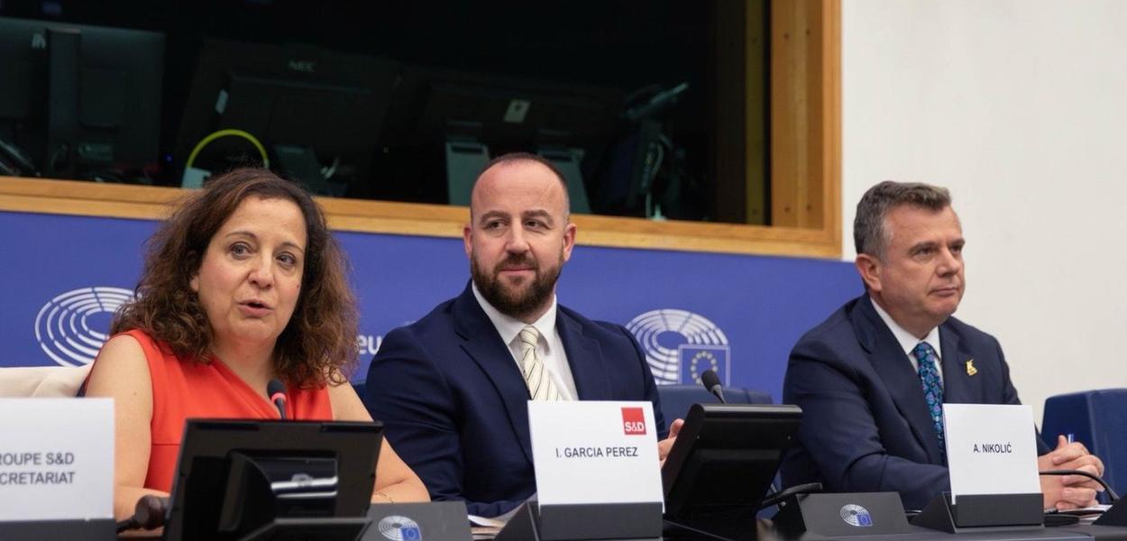 Fotografija uz vijest: Nikolić u EP: Podrška evropskih socijaldemokrata ključna za ubrzanje evropskih integracija