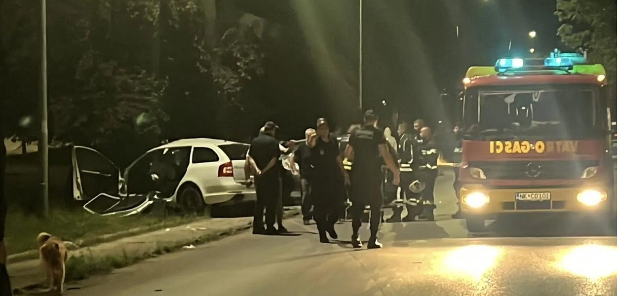 Fotografija uz vijest: Nikšić: Tri osobe teško povrijeđene u saobraćajnoj nezgodi kod Željezare