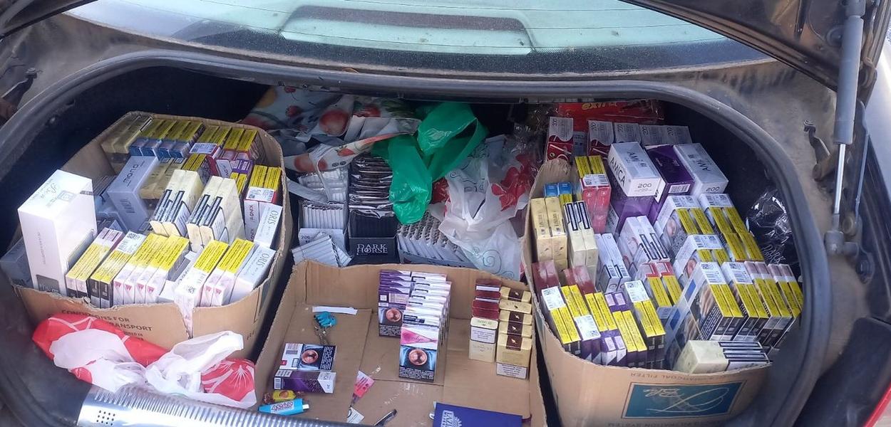 Fotografija uz vijest: Policija zaplijenila preko 2.000 paklica cigareta, dvije osobe uhapšene zbog nedozvoljene trgovine
