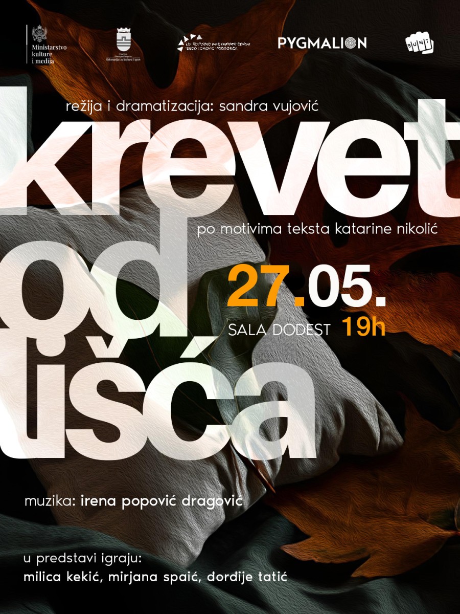 Fotografija uz vijest: Predstava „Krevet od lišća“ 27. maja u KIC-u „Budo Tomović“