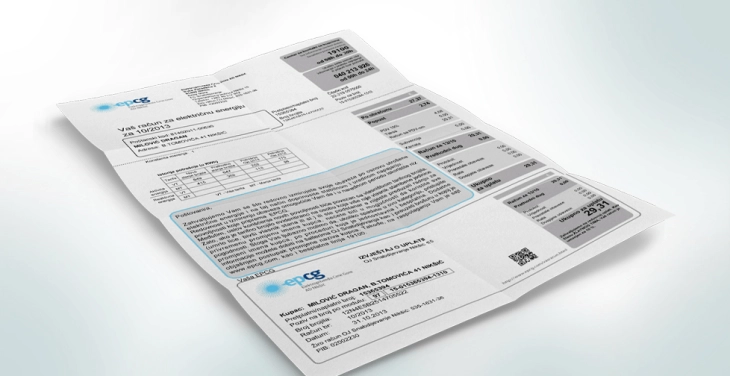 Fotografija uz vijest: Prosječan račun za električnu energiju u aprilu iznosio 31,78 eura