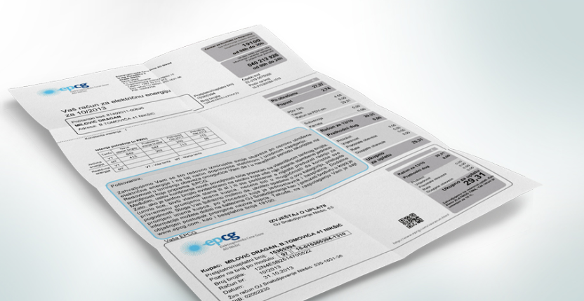 Fotografija uz vijest: Prosječan račun za električnu energiju u maju iznosio 29,15 eura