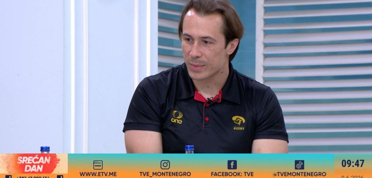 Fotografija uz vijest: Roganović očekuje dobro kotiranje crnogorske Ragbi 7s reprezentacije na evropskom turniru