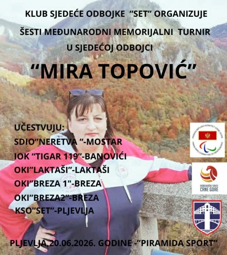 Fotografija uz vijest: Sjutra u Pljevljima počinje Memorijalni turnir Mira Topović u sjedećoj odbojci