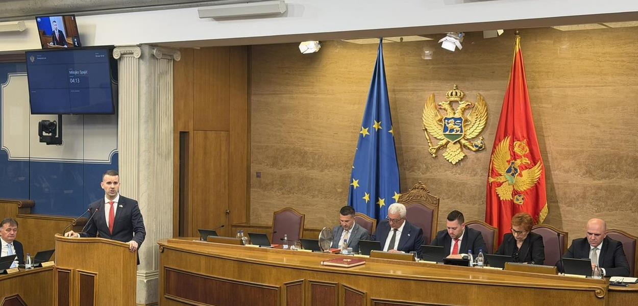 Fotografija uz vijest: Spajić odgovara na pitanja poslanika u ponedjeljak u Skupštini